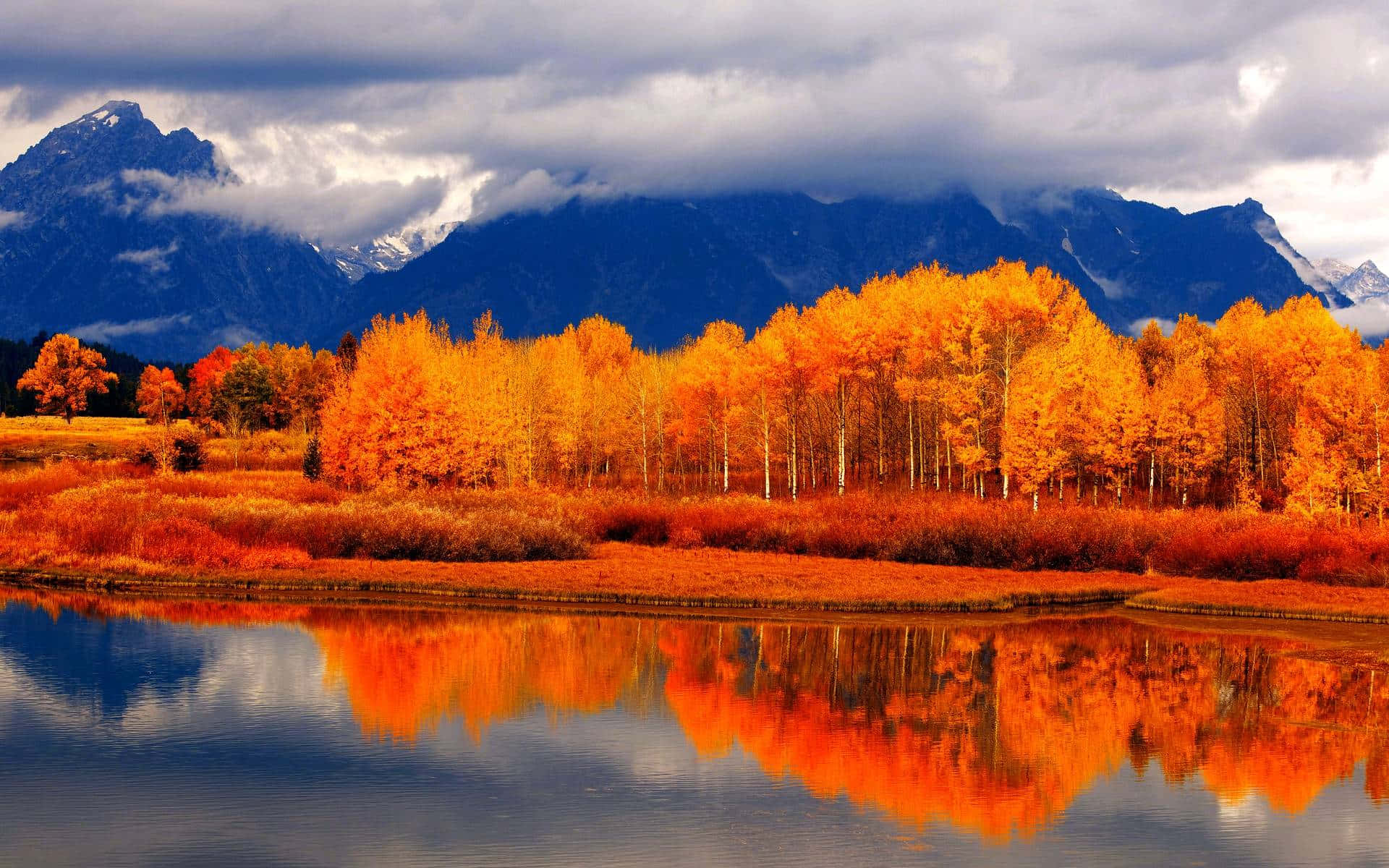 Beautiful Fall Landscape in Full Glory Wallpaper