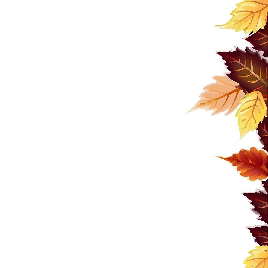 Download Fall Leaf Border Png 05252024 | Wallpapers.com