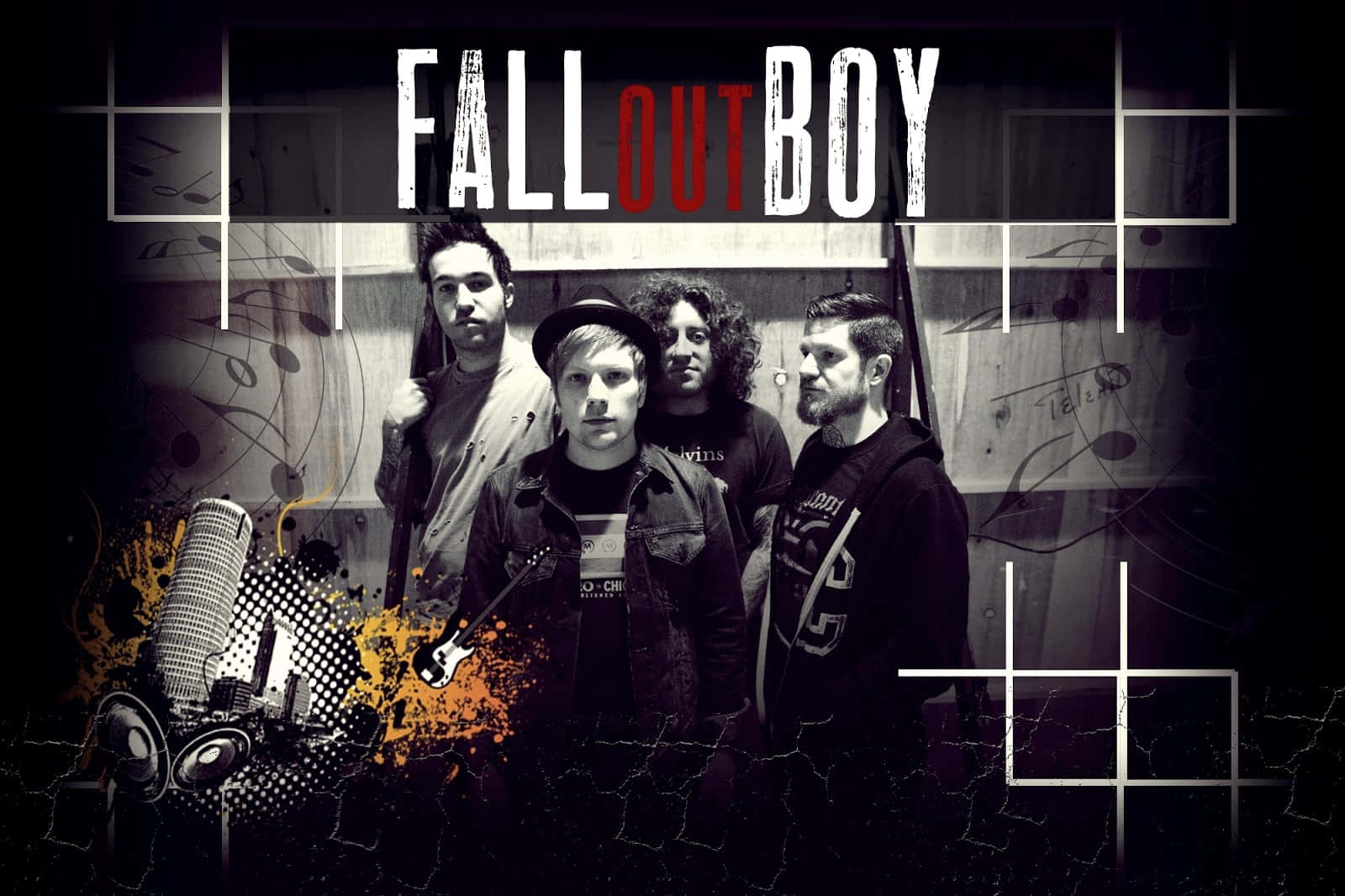 Taking the Music World By Storm- Fall Out Boy Wallpaper