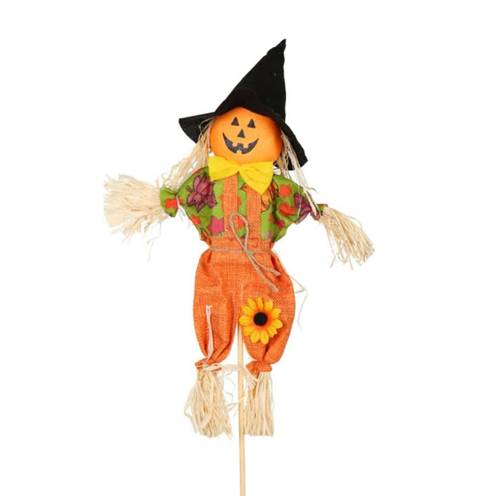 Download Fall Scarecrow Embracing the Season Wallpaper | Wallpapers.com