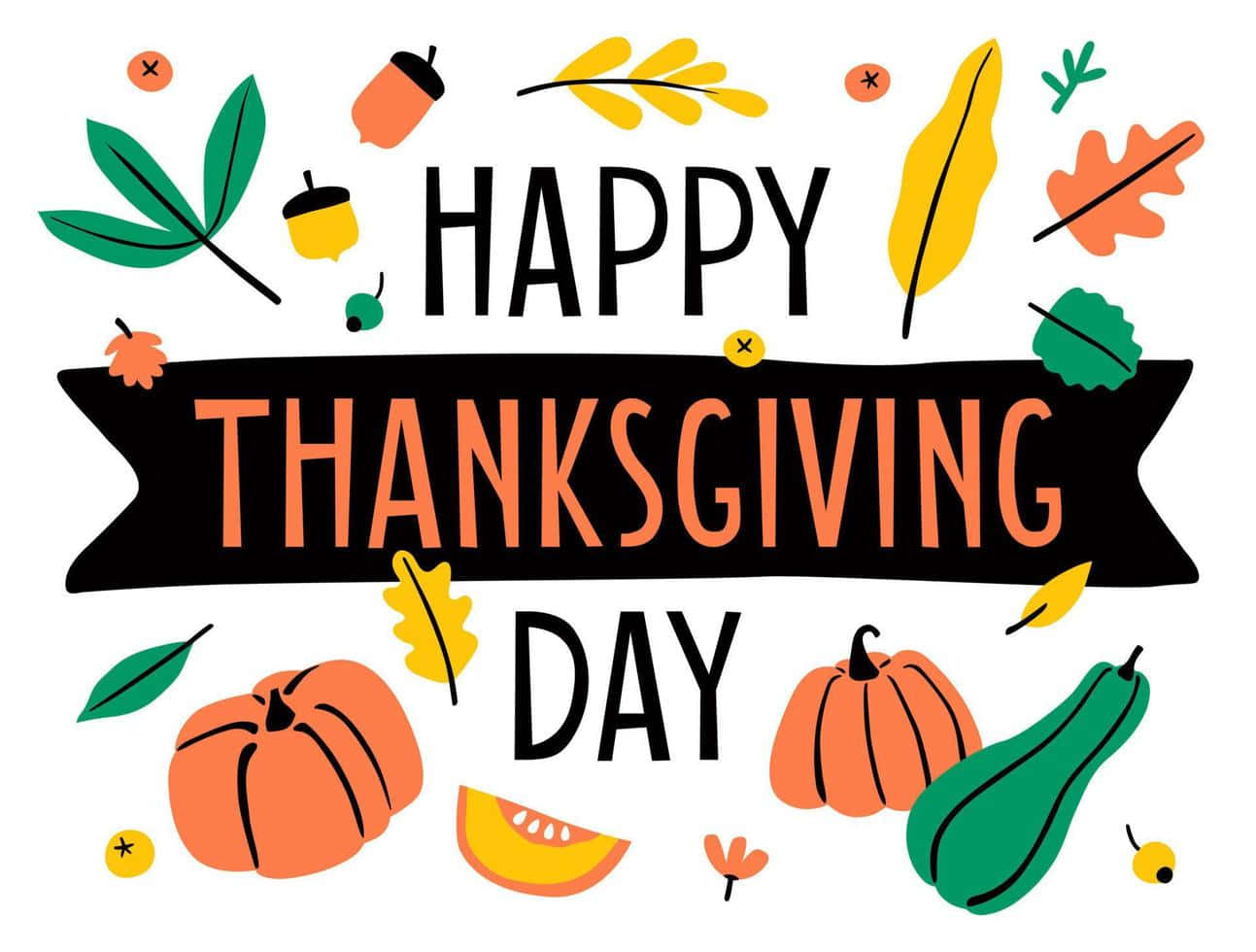 Happy Thanksgiving Day Clipart Wallpaper