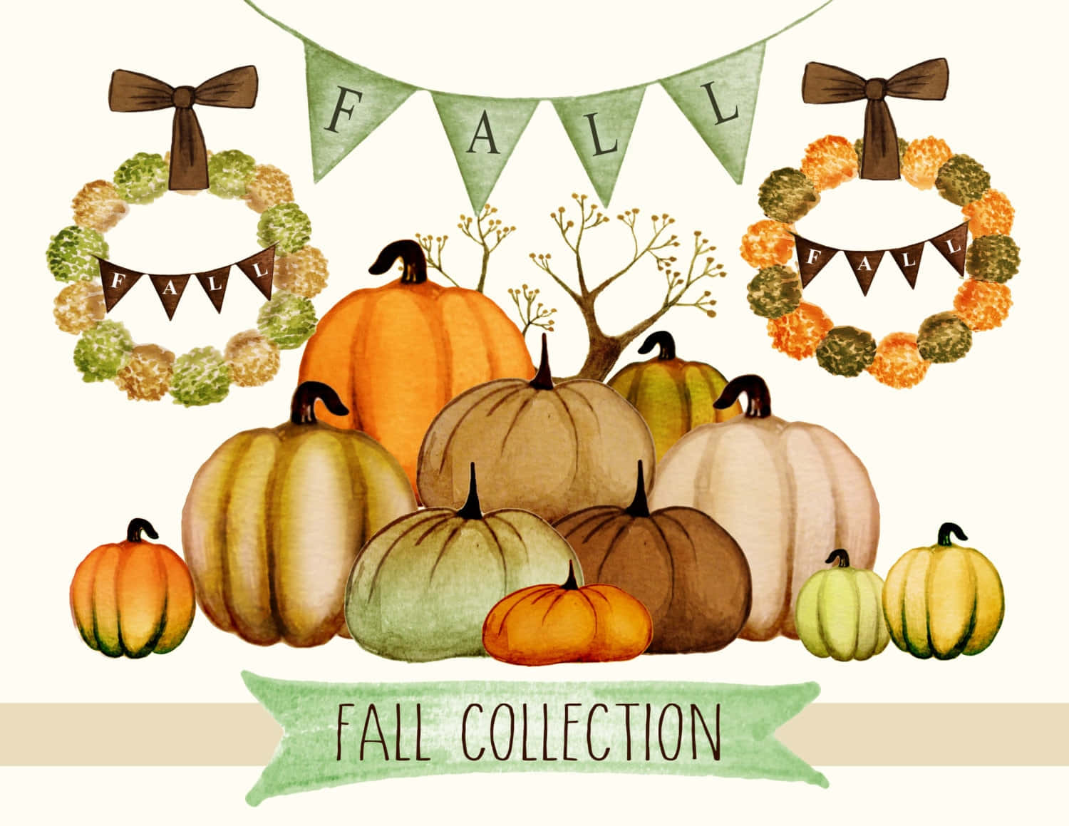 Celebrating The Harvest During Fall Thanksgiving Wallpaper