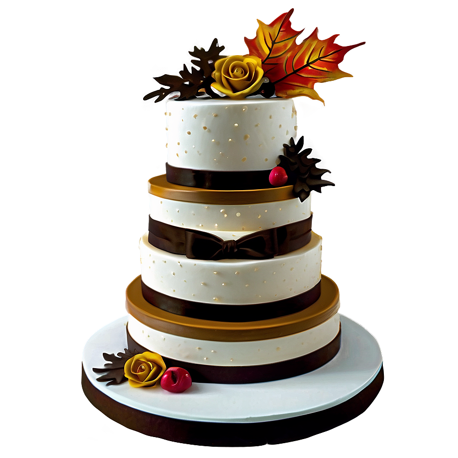 Fall Wedding Cake Png 49 PNG