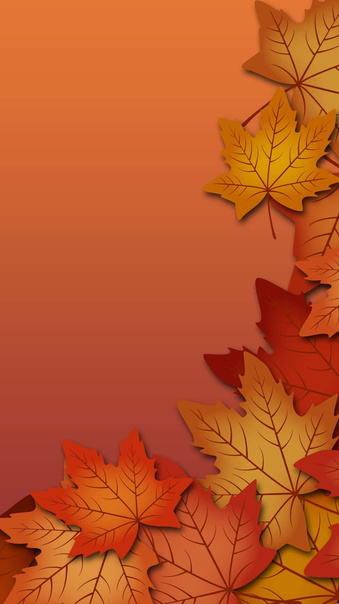 Beautiful Autumn Fallen Leaves Wallpaper