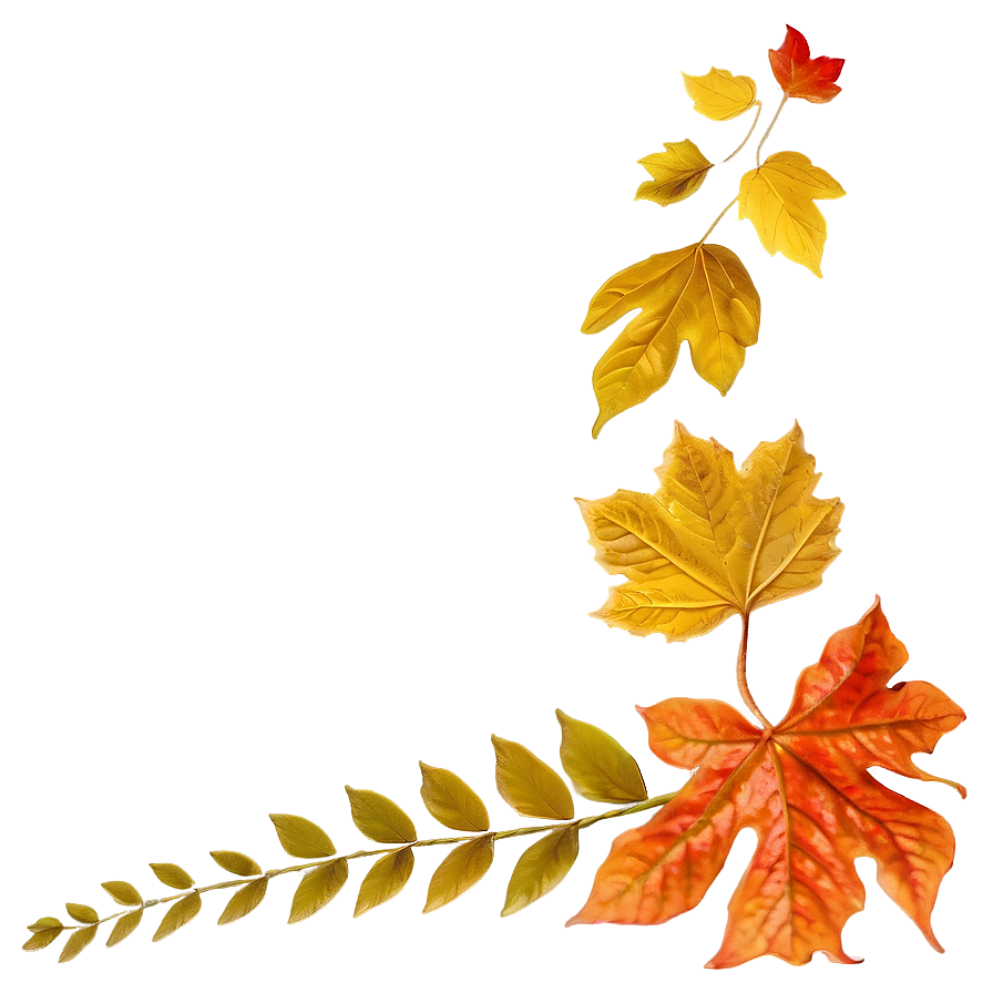 Falling Leaves A PNG