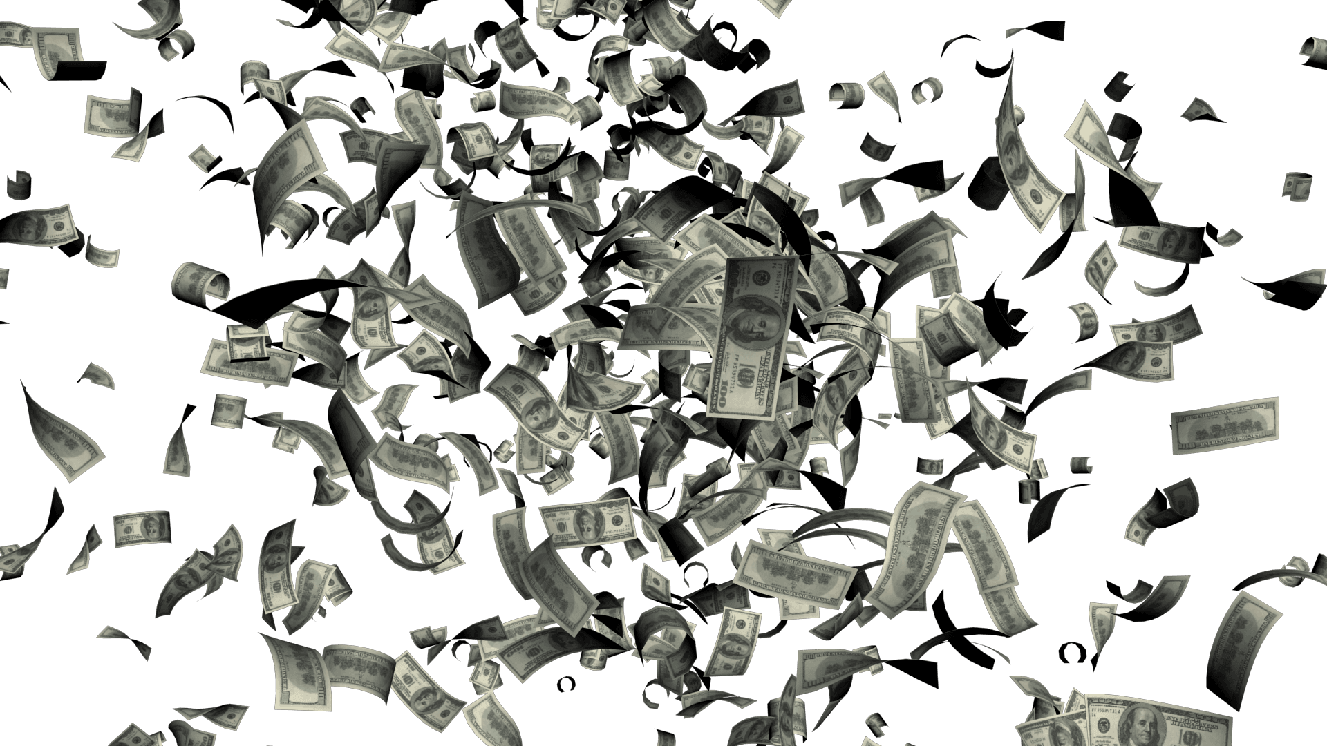 Falling Money Chaos PNG