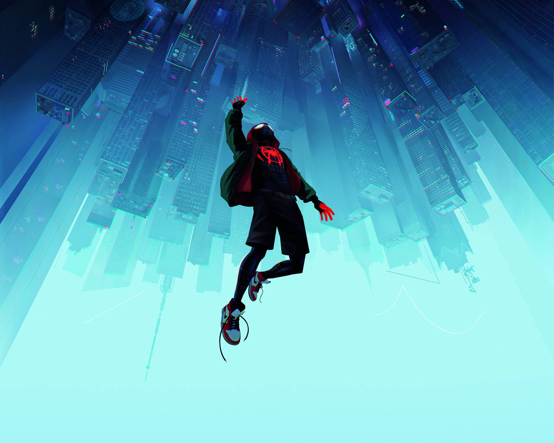 Falling Spider-man Nike Iphone Wallpaper