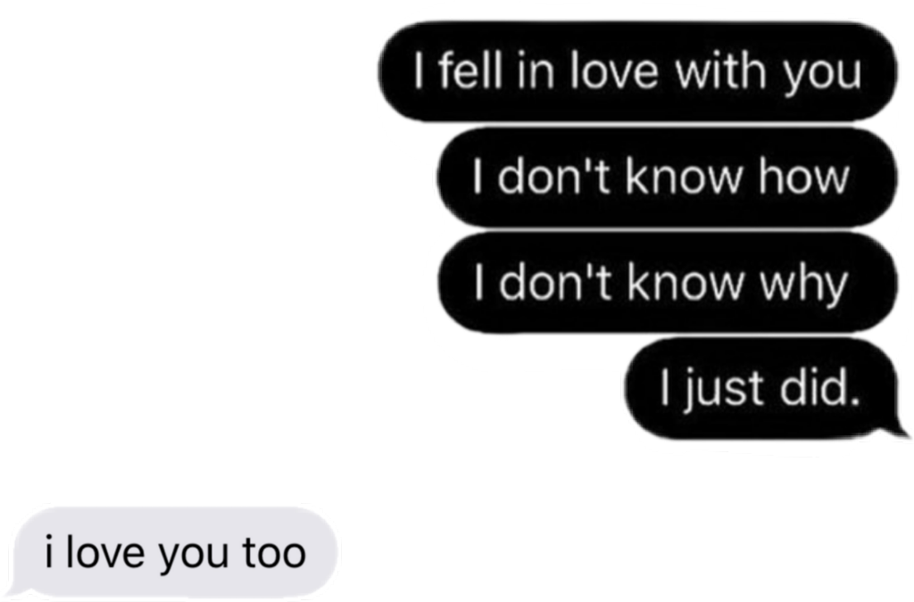 Fallingin Love Text Exchange PNG
