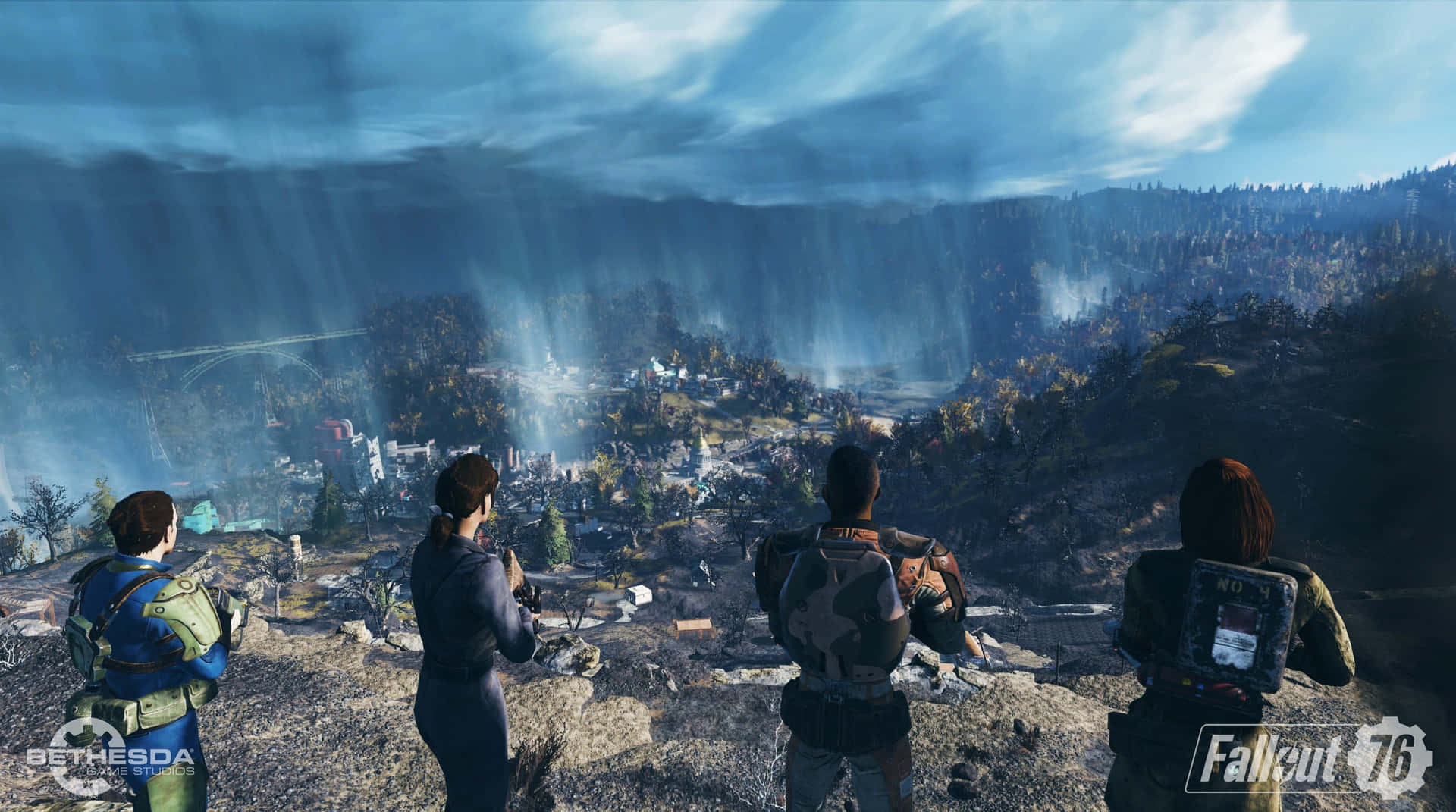 Mergulhenas Terras Devastadas De Fallout 4 A Partir Do Seu Computador. Papel de Parede
