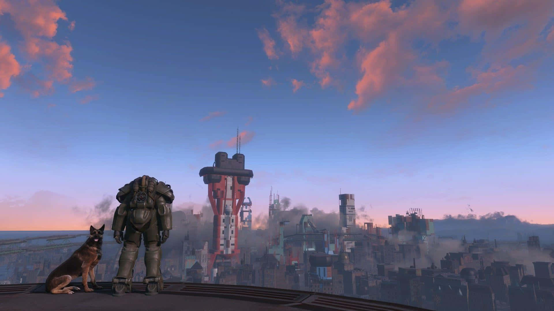 Velkommen til ørkenen af Fallout 4 Wallpaper