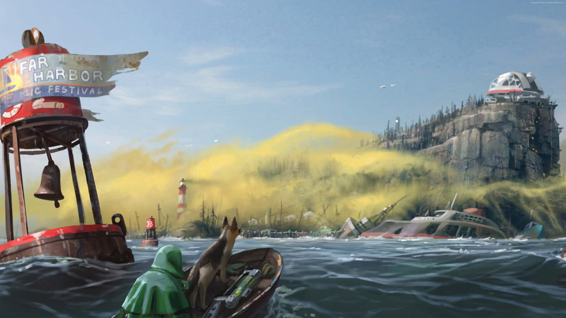 Entdeckedie Geheimnisse Der Ödlande Mit Fallout 4 Auf Deinem Pc. Wallpaper