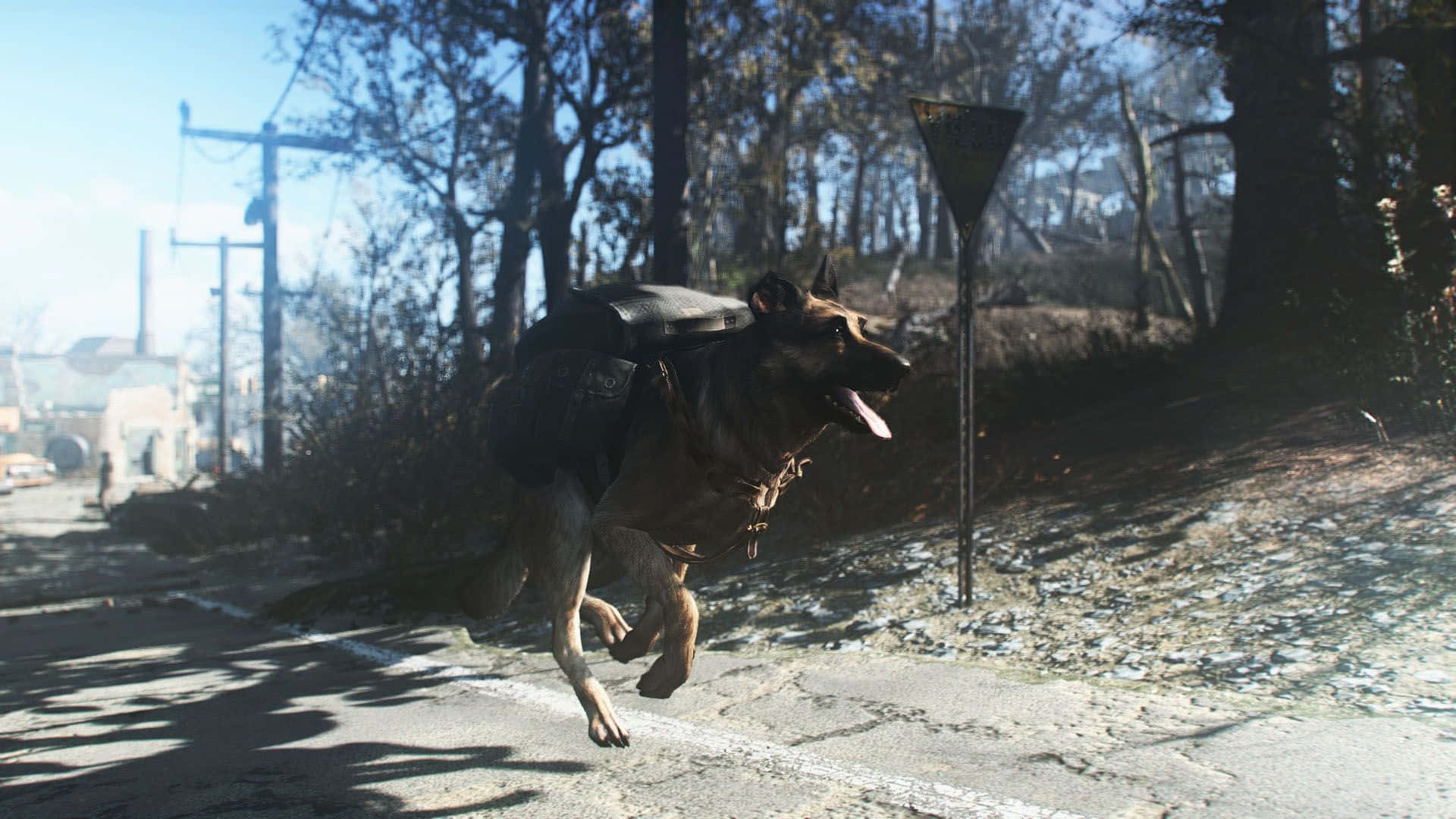 Fallout 4 - Dogmeat, the Loyal Canine Companion Wallpaper