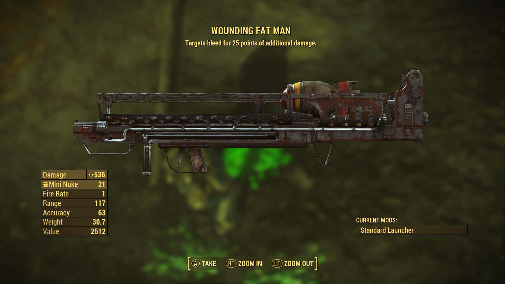 Explosive Power in the Wasteland - Fallout 4 Fat Man Launcher Wallpaper