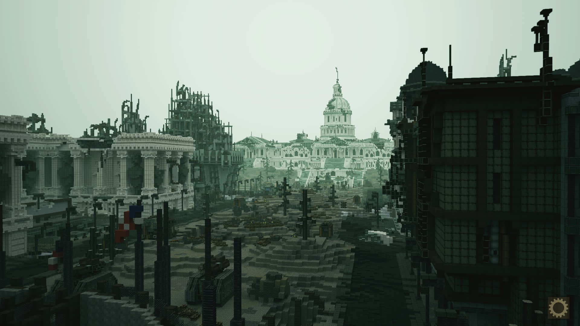 Fallout4 El Yermo Capital - Un Superviviente Solitario En Un Mundo Post-apocalíptico Fondo de pantalla