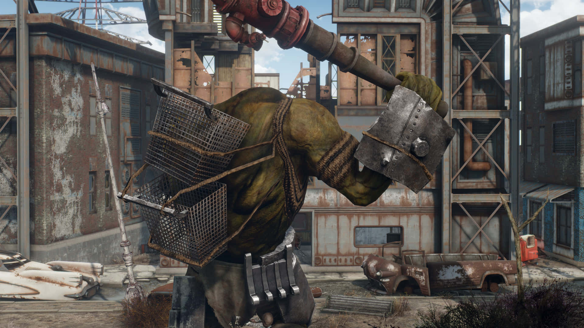 Aventuraen El Yermo Capital De Fallout 4. Fondo de pantalla