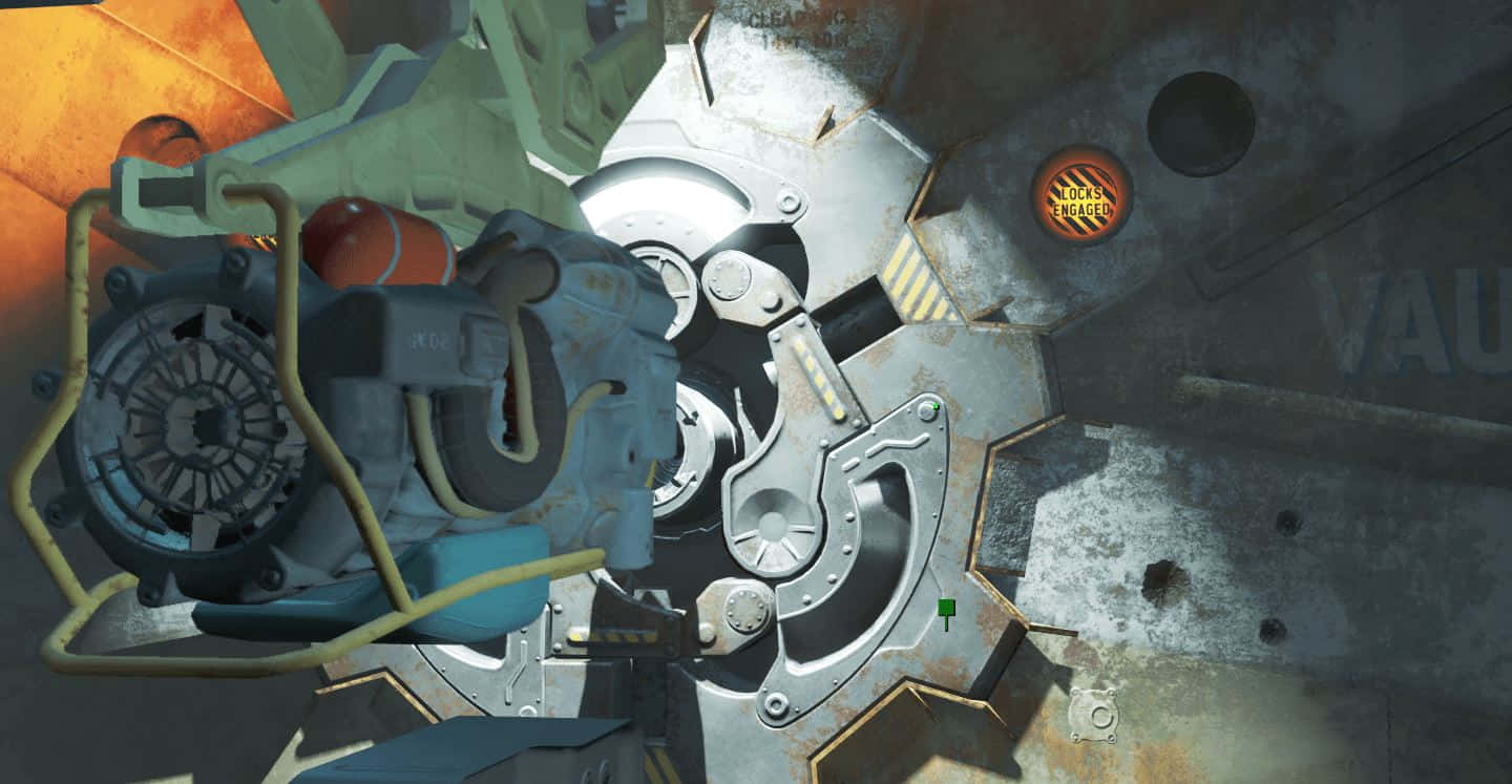 A thrilling glimpse into Fallout 4 Vault Wallpaper