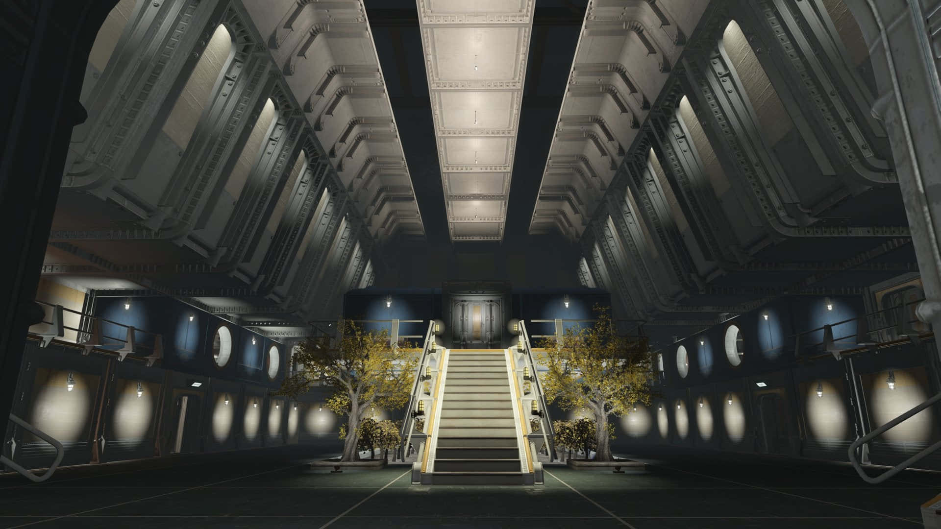 Fallout4 Vault: Bienvenido Al Yermo Fondo de pantalla