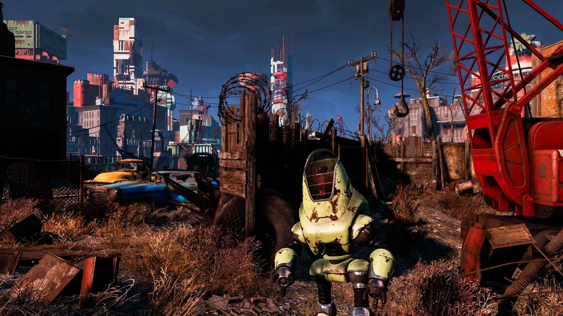 Aventurapost-apocalíptica En El Páramo De Fallout 4 Fondo de pantalla