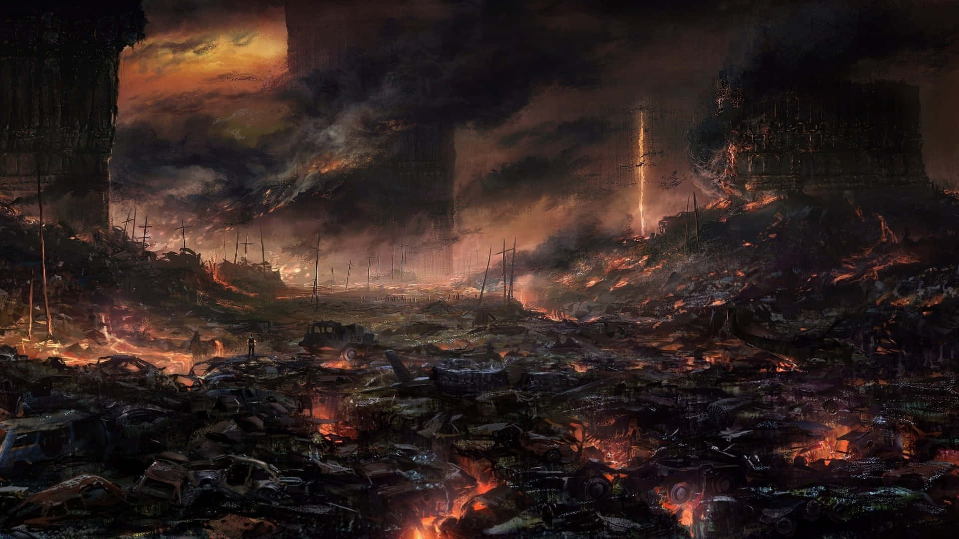 Bostonpost-apocalíptico En Fallout 4 Wasteland Fondo de pantalla