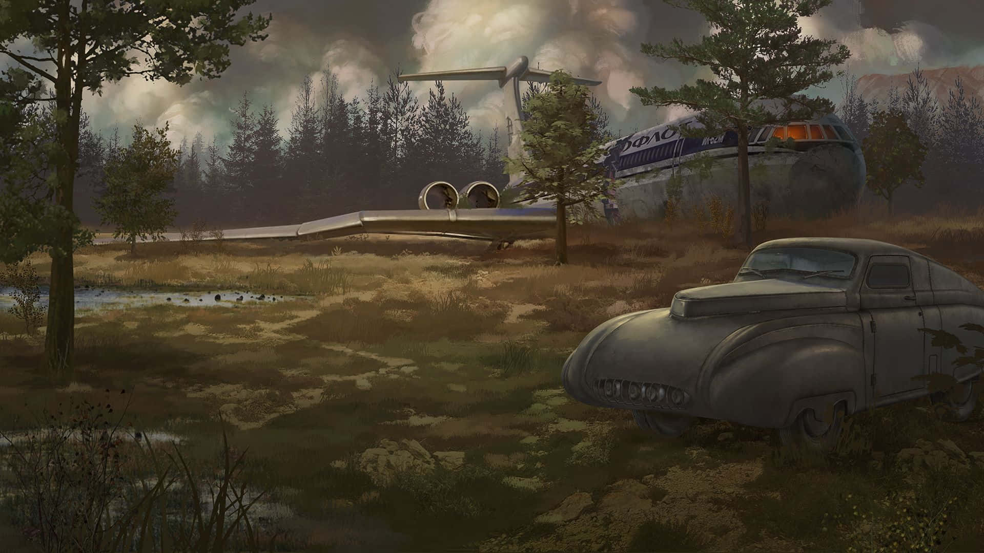 Fondode Pantalla: Fallout 4 Wasteland: Un Vistazo Al Mundo Apocalíptico. Fondo de pantalla