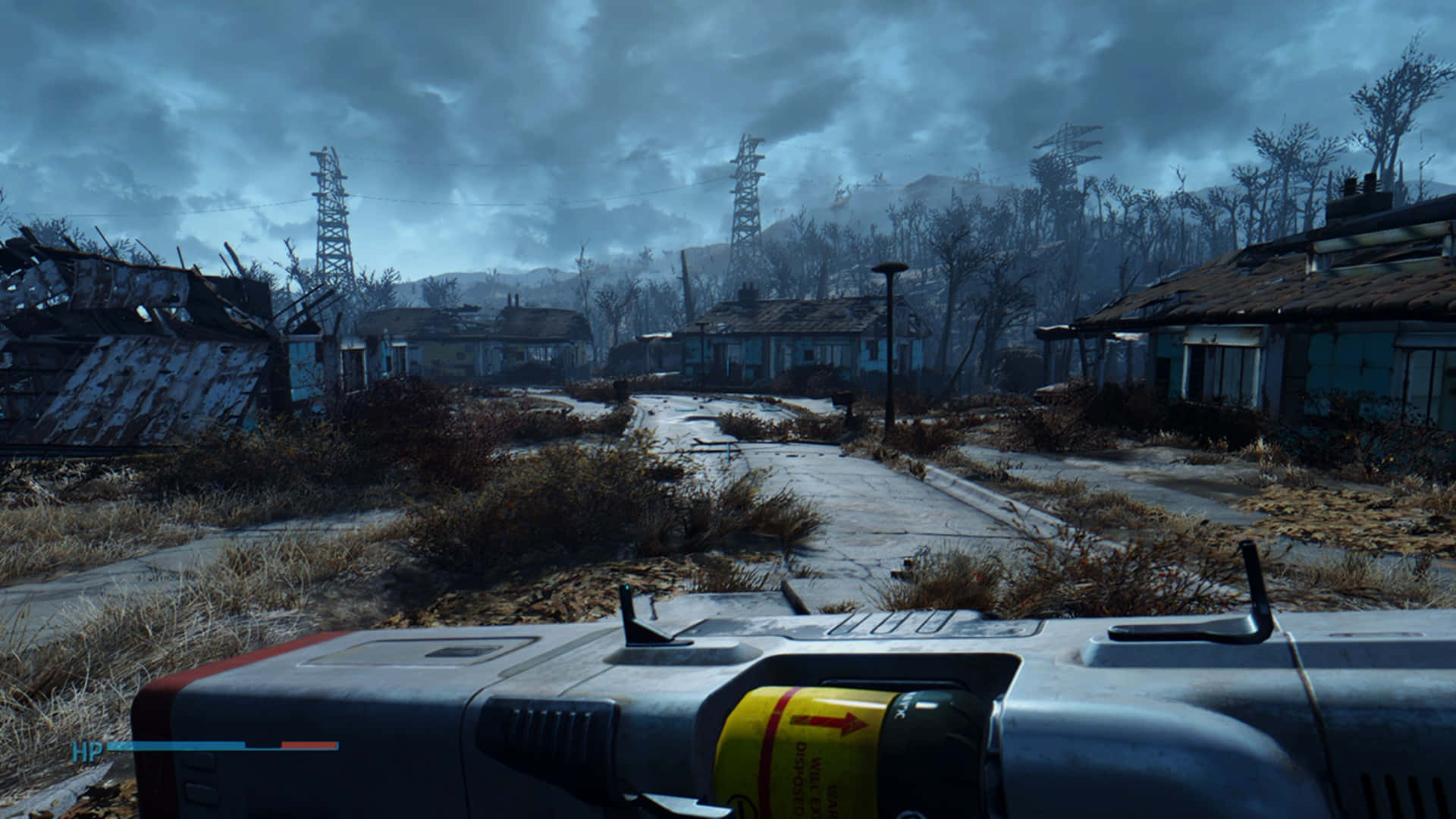 Explorandoel Yermo De Fallout 4 Fondo de pantalla