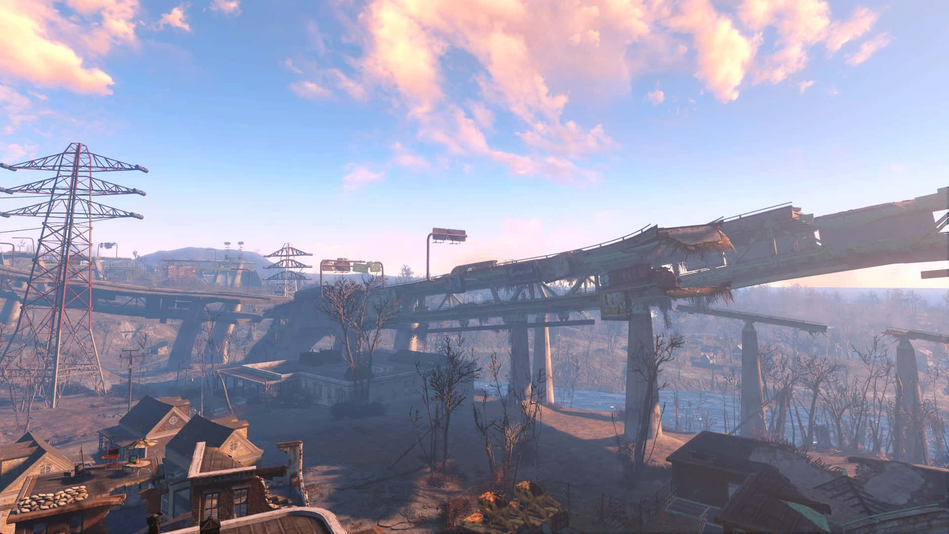 Aventurapostapocalíptica En El Yermo De Fallout 4 Fondo de pantalla