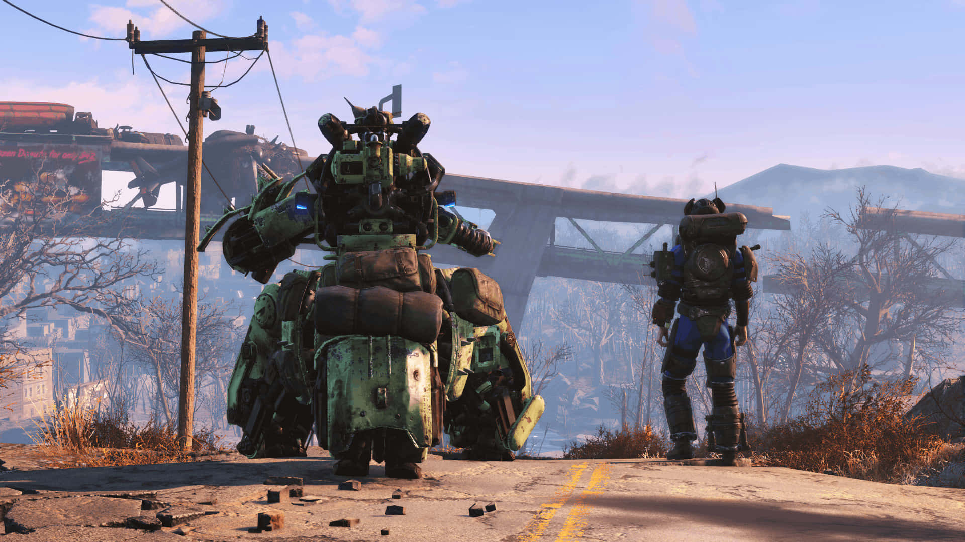 Exploring the Apocalyptic World of Fallout 4 Wasteland Wallpaper