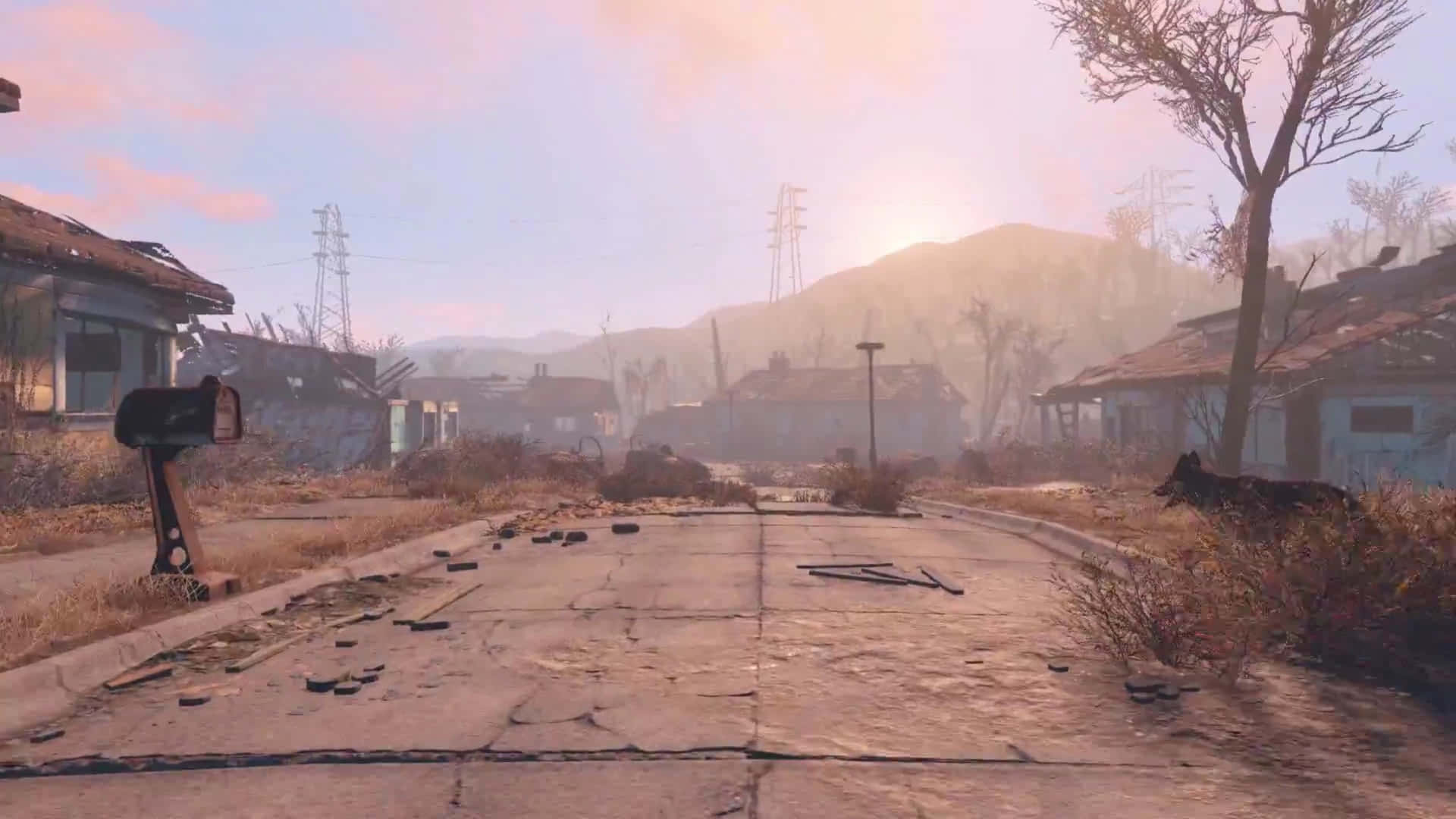 Paisajedel Yermo De Fallout 4 Fondo de pantalla