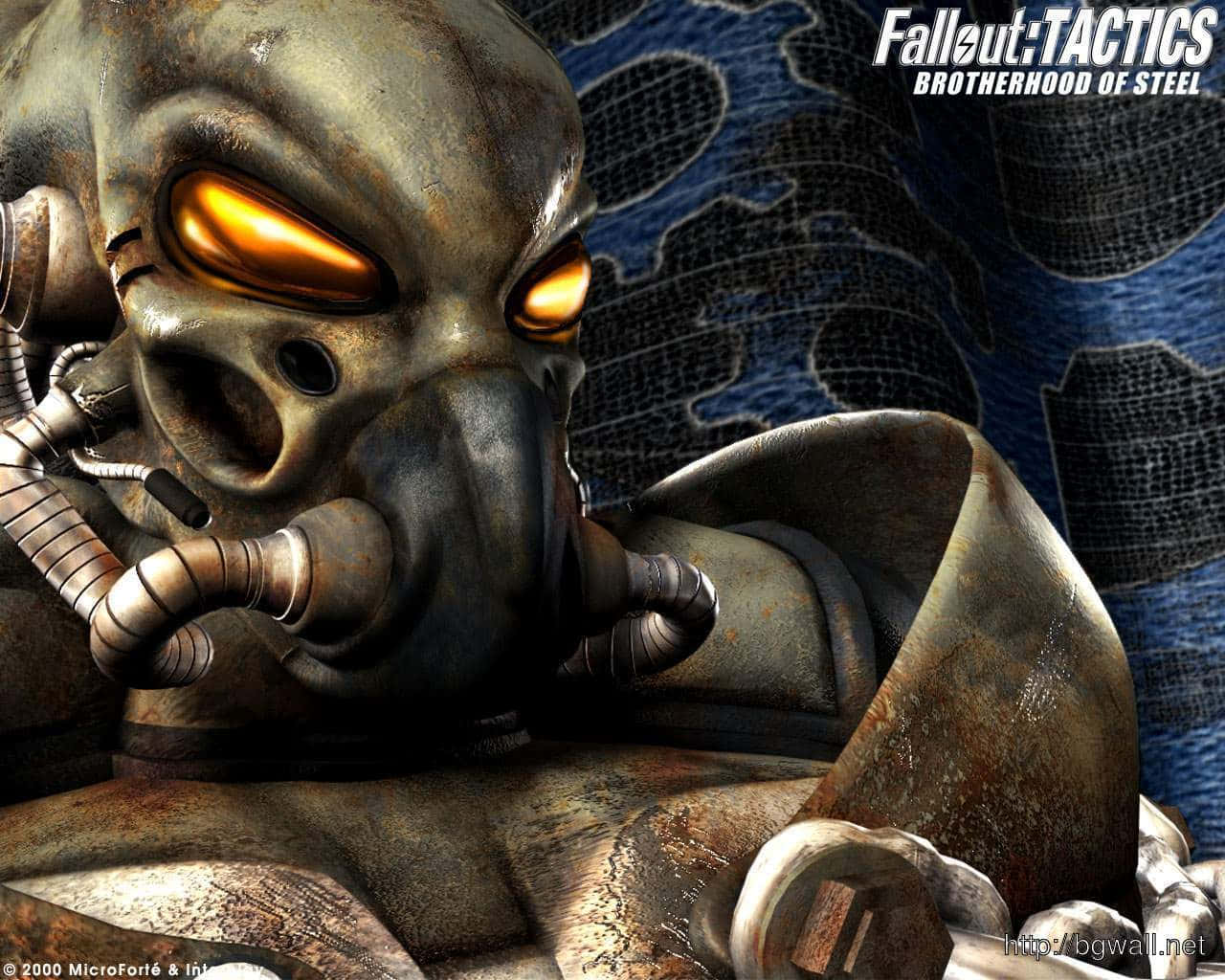 Soldadoacorazado Del Brotherhood Of Steel De Fallout. Fondo de pantalla