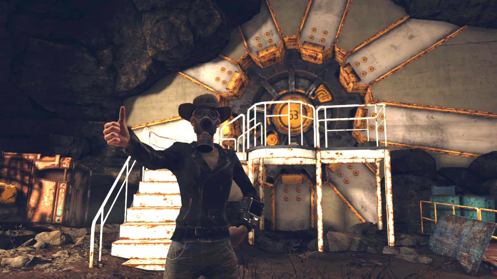 Lahermandad De Acero De Fallout - El Protector Vigilante Fondo de pantalla