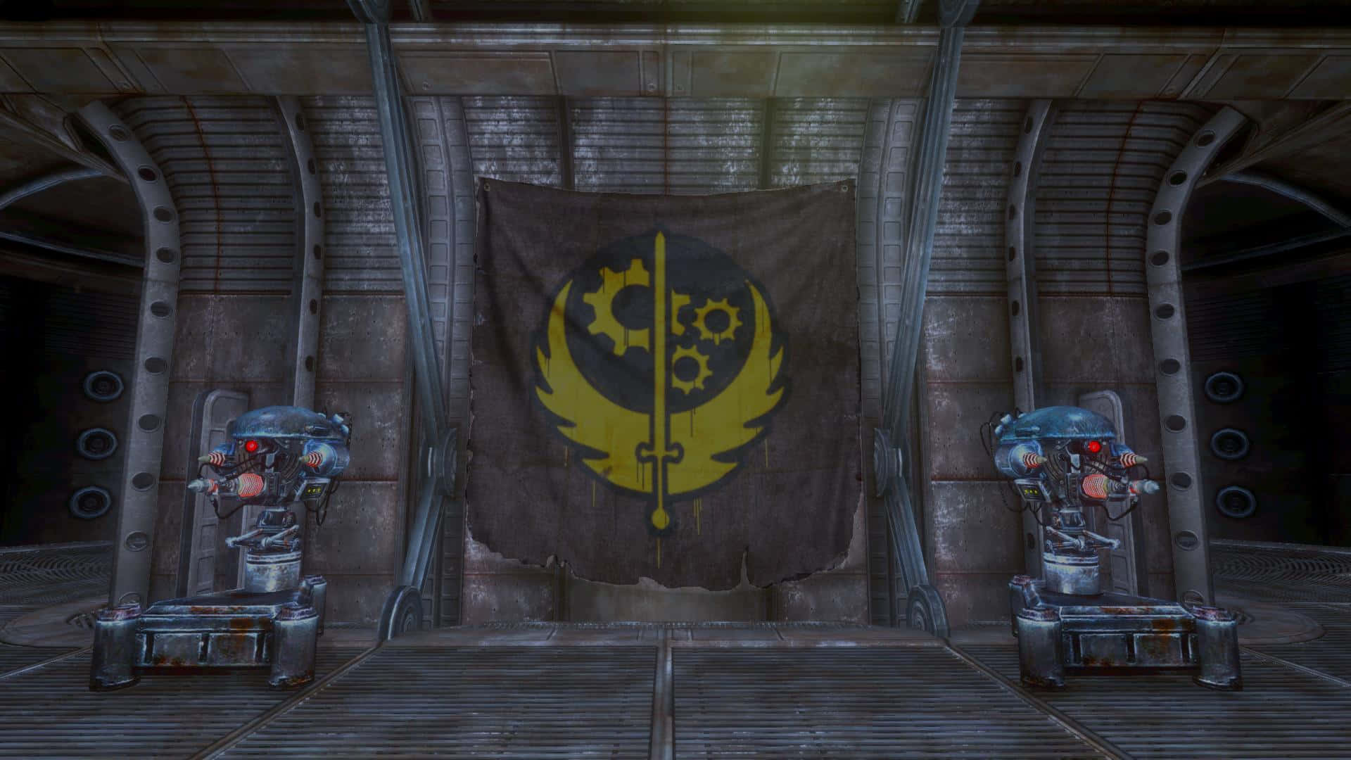 Brotherhood of Steel in Fallout Landscape Wallpaper