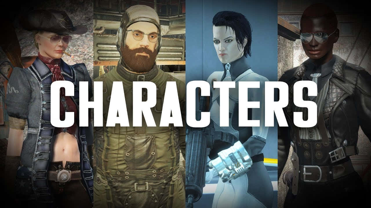 The Heroes of the Wasteland - Fallout Characters Wallpaper