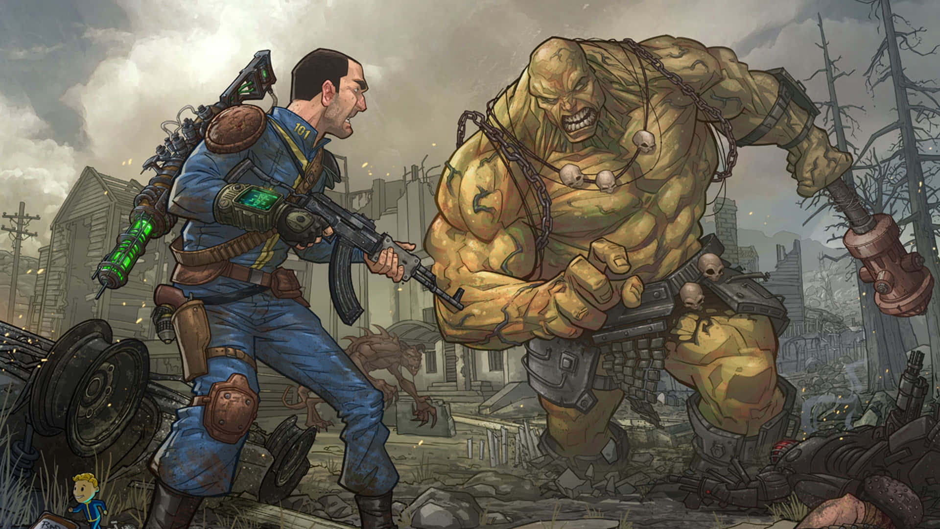 !Slut dig til Fallout Enclave for en post-apokalyptisk adventure! Wallpaper