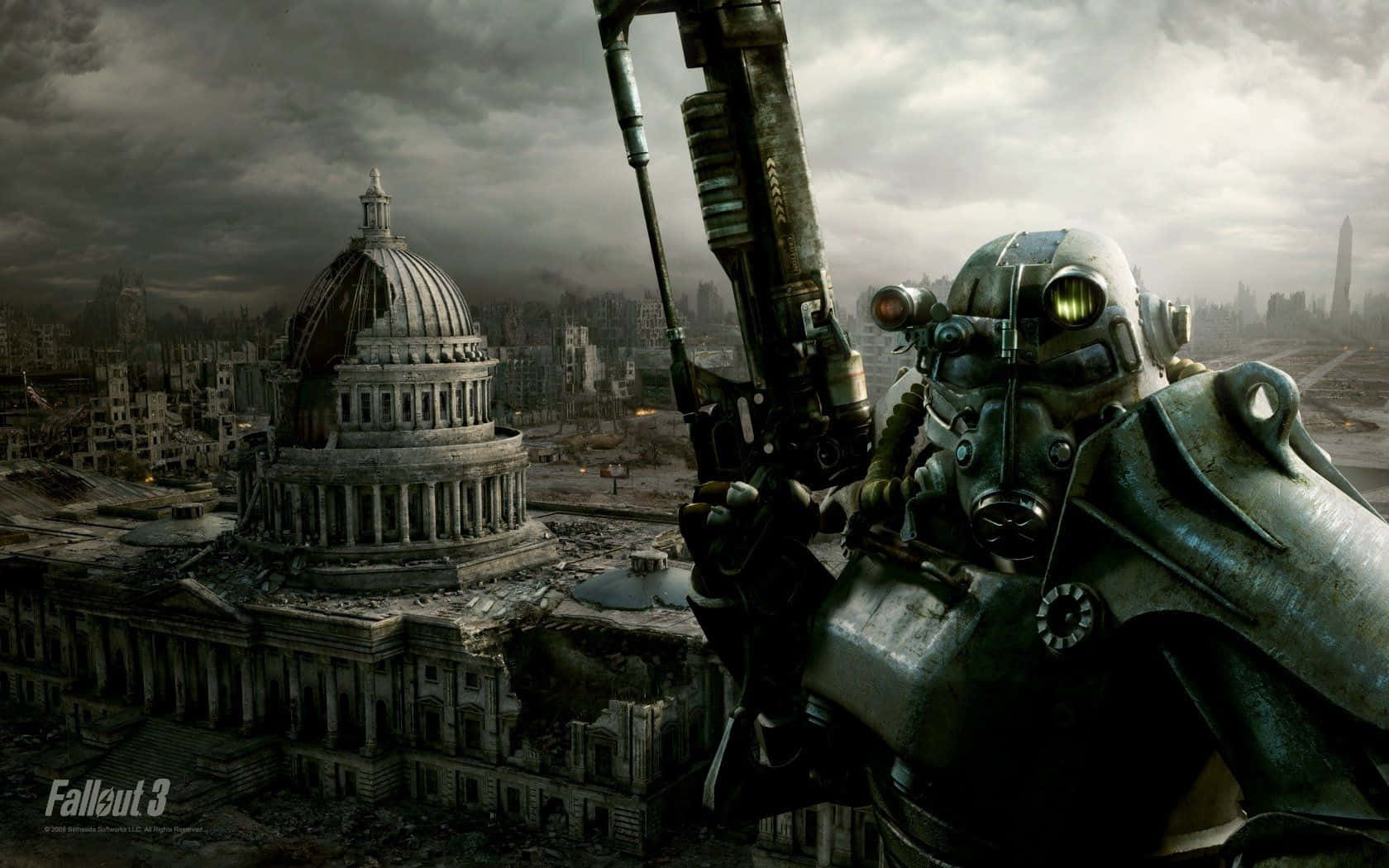 Kulisserne fra Fallout 3 - HD tapeter Wallpaper