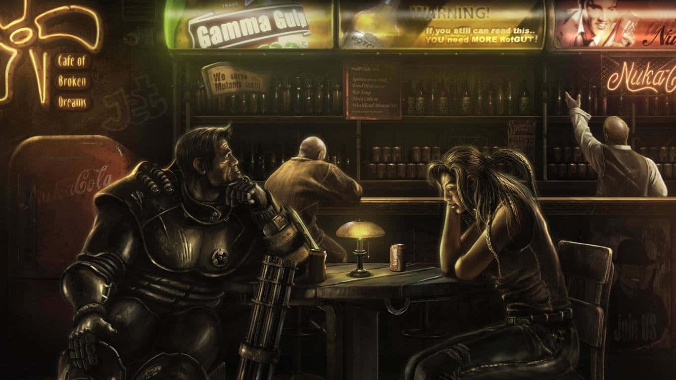 Fallout Enclave Bar Wallpaper