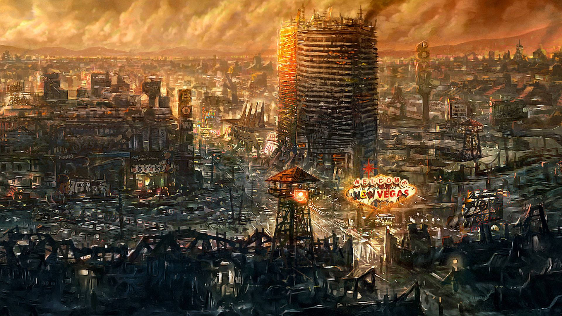 Fallout New Vegas City Ruins