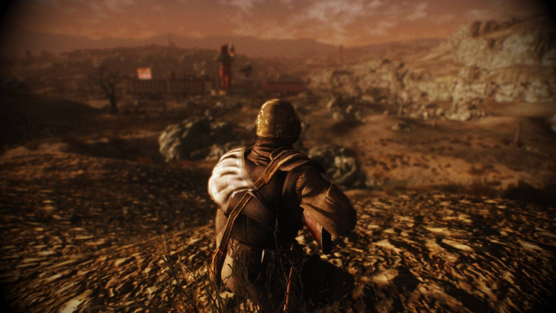 Fallout New Vegas Courier Warzone Wallpaper