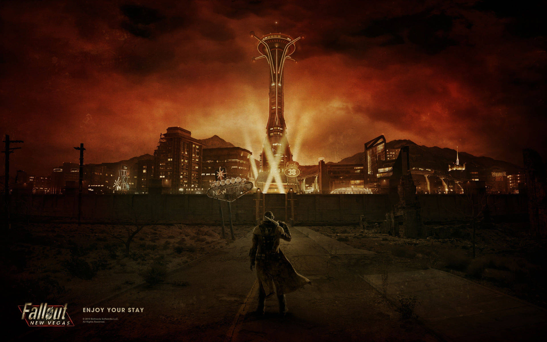 Fallout New Vegas Title Cover