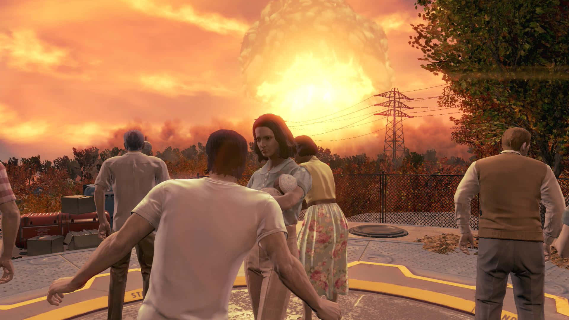Destrucciónapocalíptica En El Mundo De Fallout Fondo de pantalla