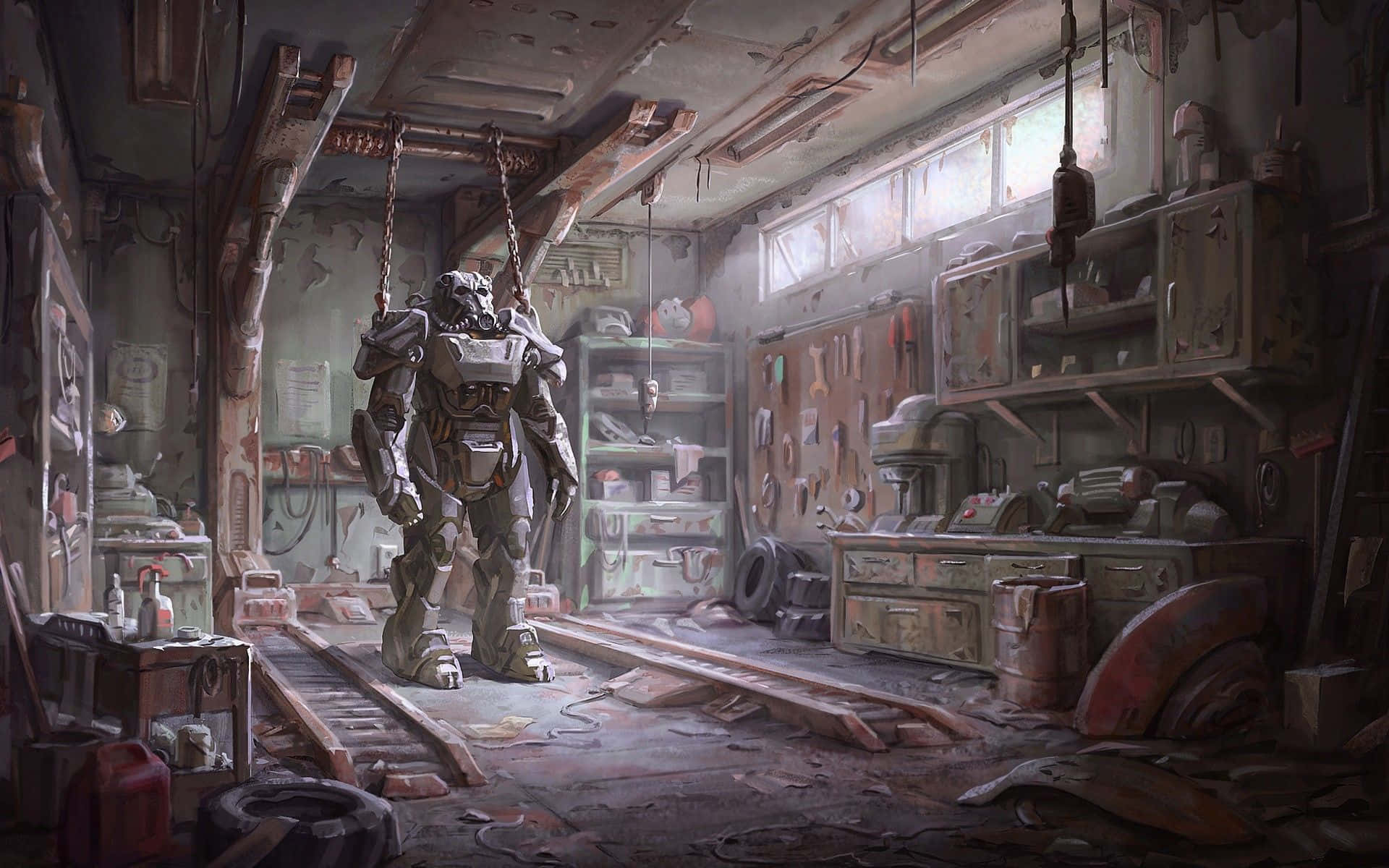 Fallout NV Koncept Kunst Baggrundsbillede Wallpaper
