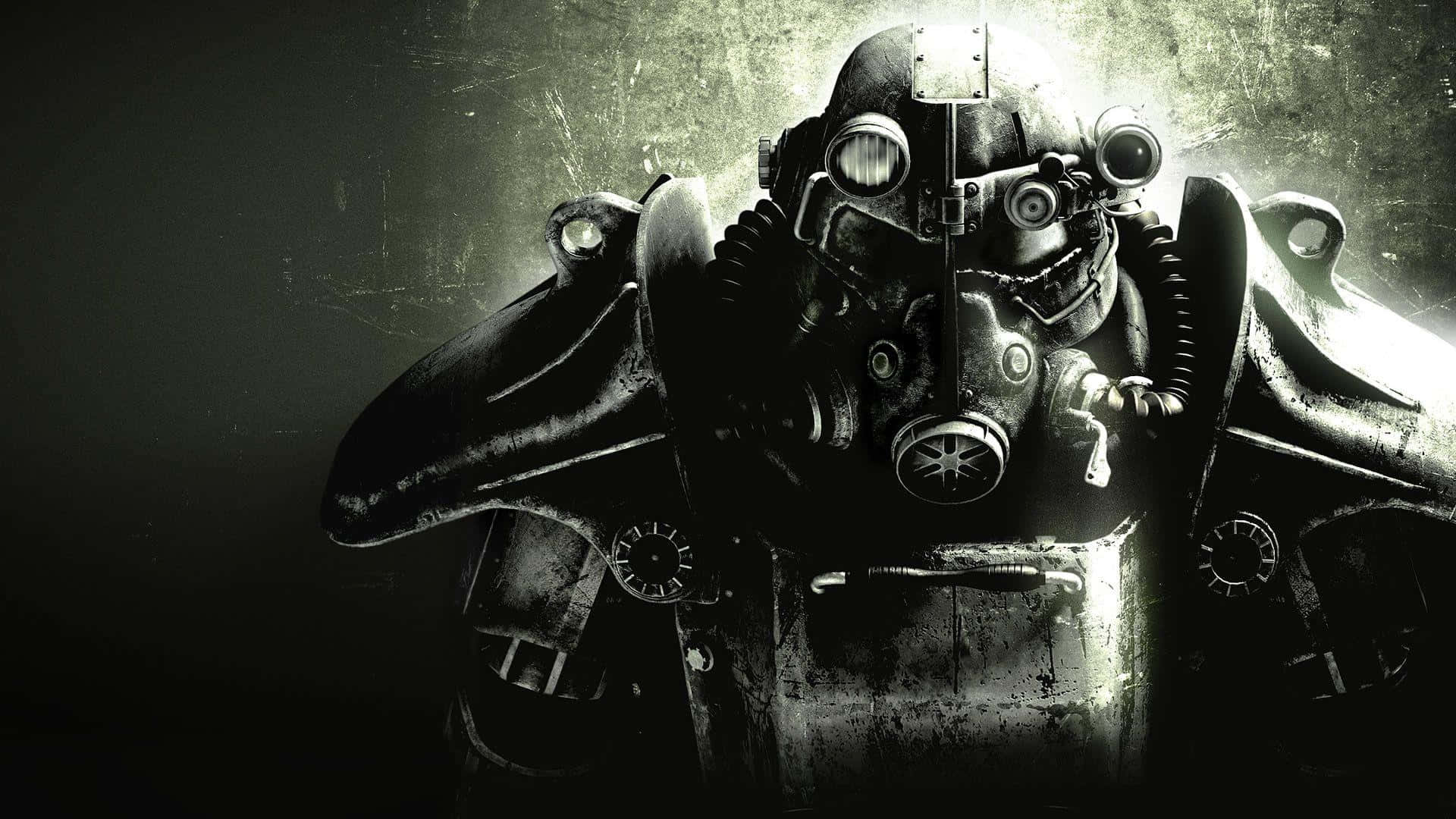 Fallout Power Armor Portrait Wallpaper