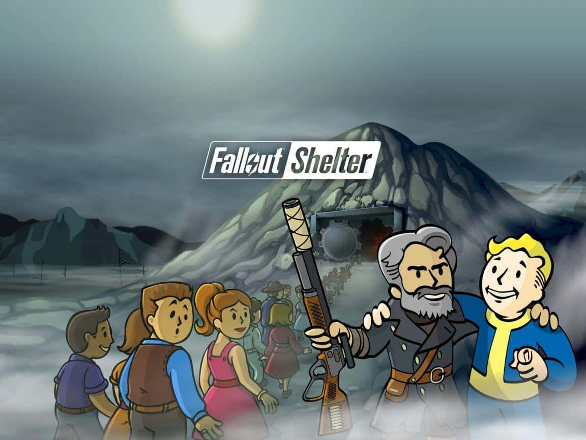 Bóvedasde Seguridad - Refugio De Fallout En Un Mundo Post-apocalíptico. Fondo de pantalla