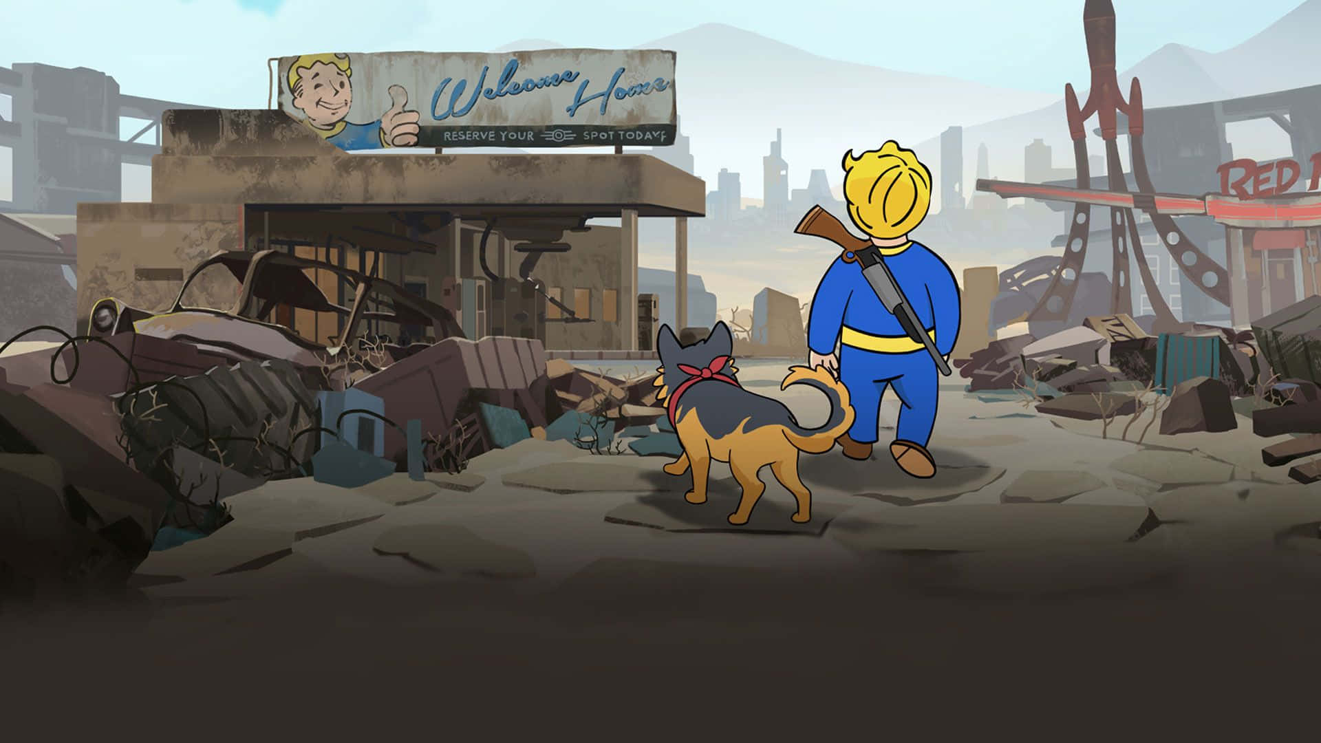 Habitantedel Refugio En Fallout Shelter Fondo de pantalla