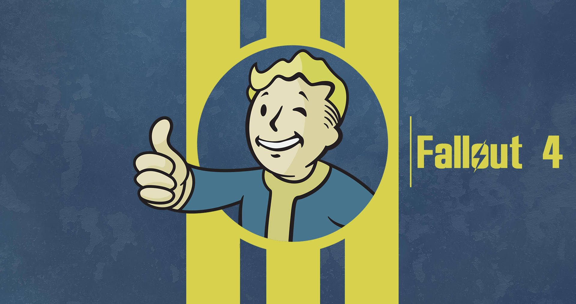 The iconic Vault Boy signals the beginning of an adventure in the Fallout universe. Wallpaper