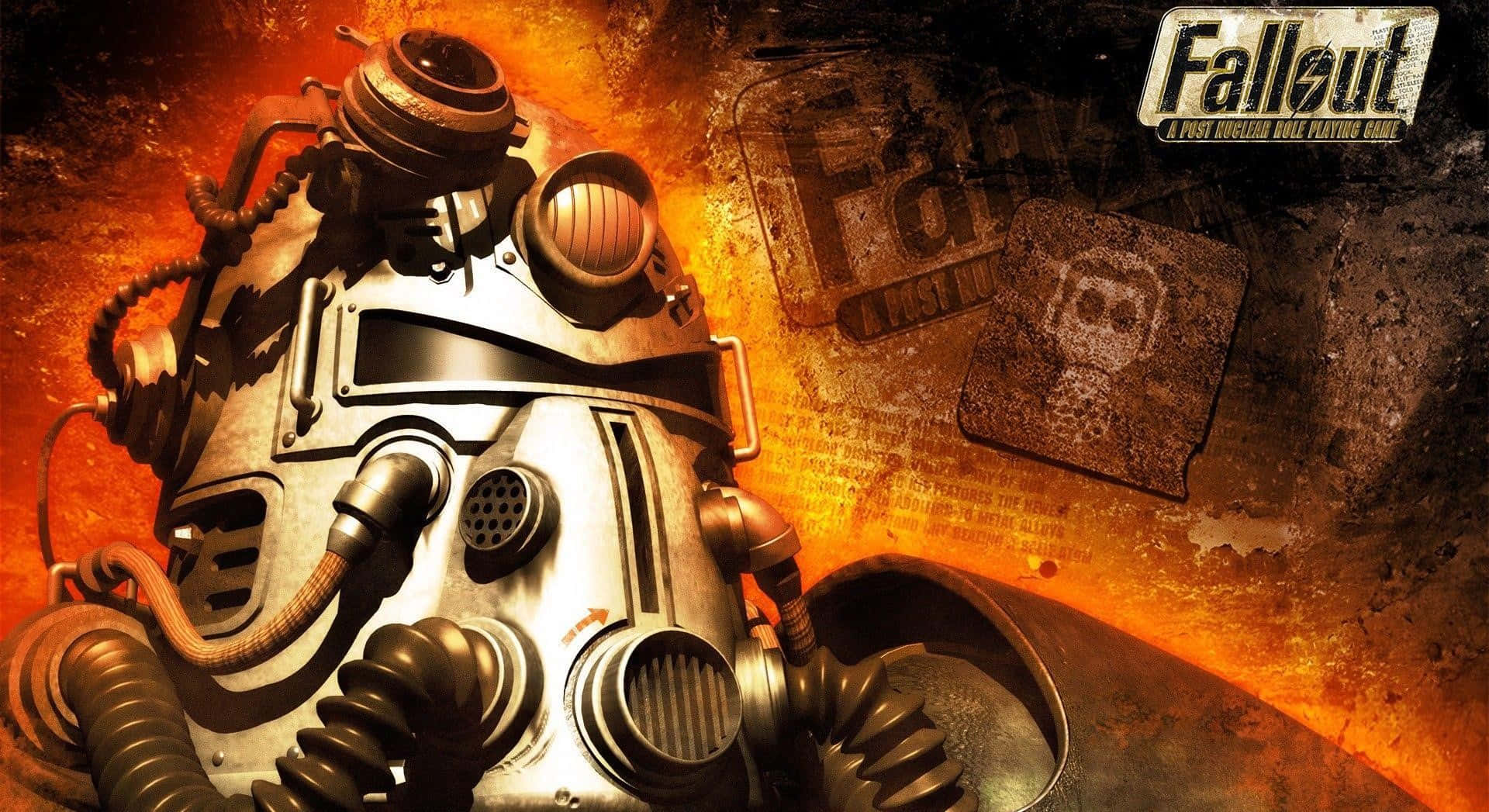 Fallout1 Classic Game Artwork Wallpaper