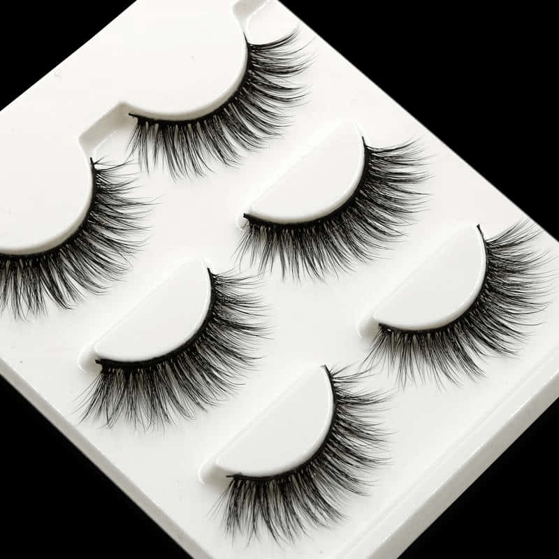 False Eyelashes Seton White PNG