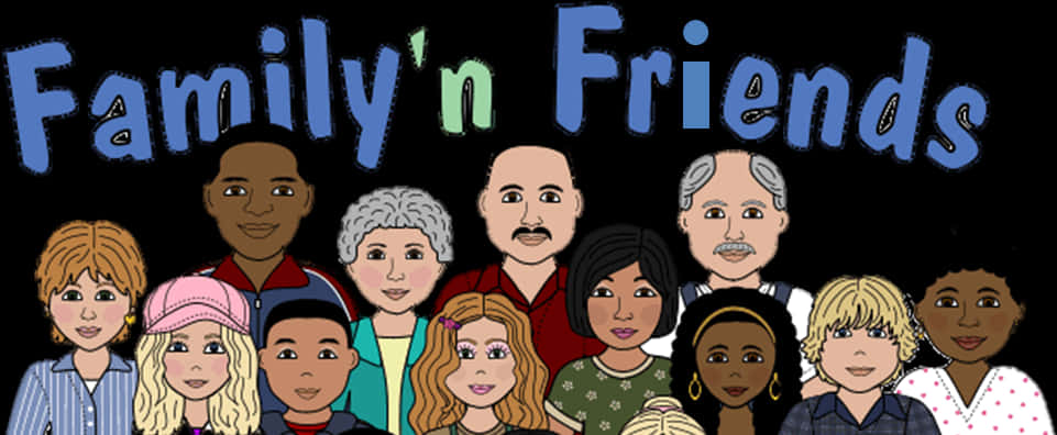 Family_and_ Friends_ Illustration PNG