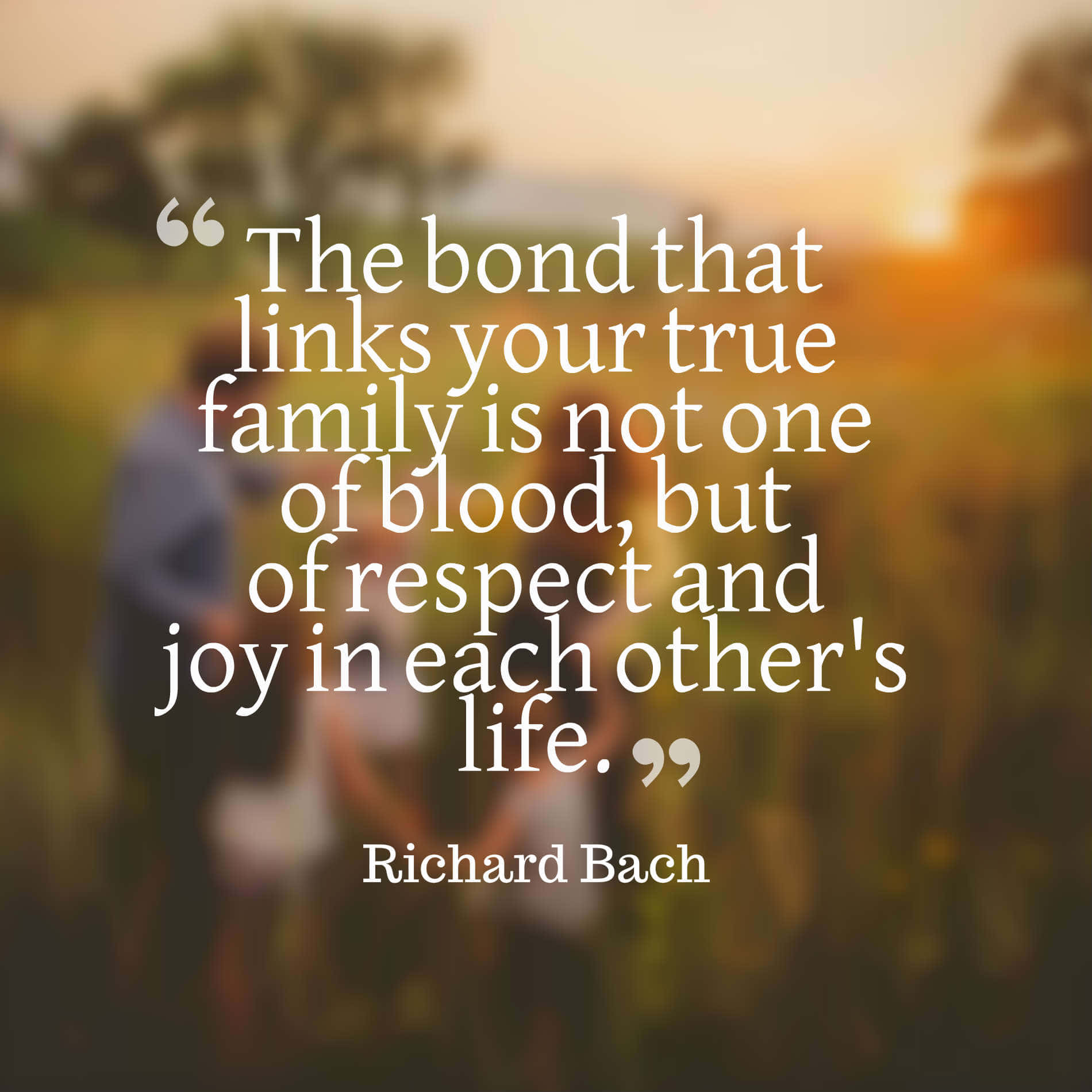 Family Bond Respect Joy Quote Wallpaper