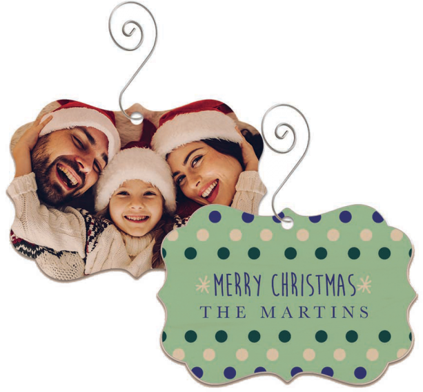 Family Christmas Ornament PNG