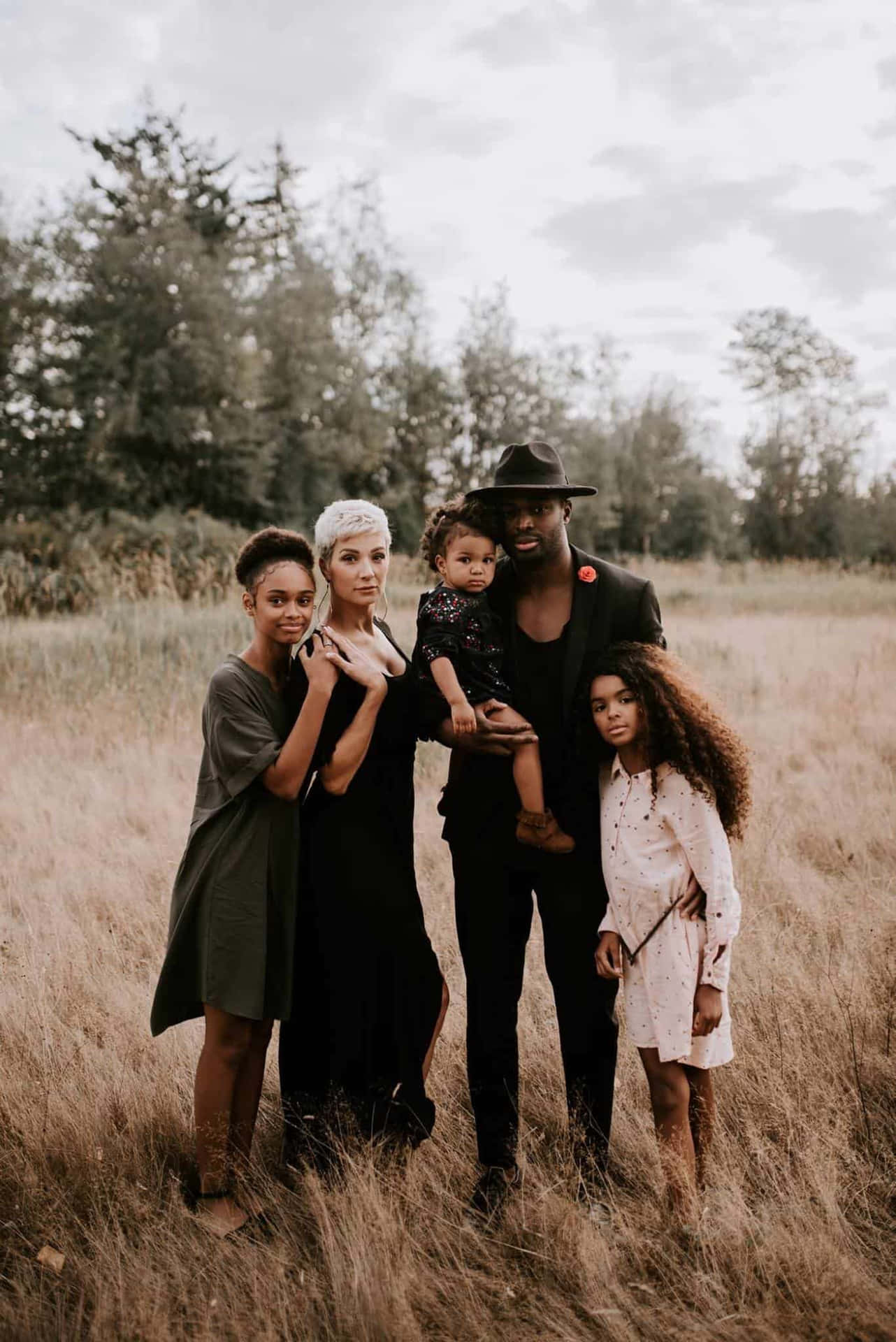 Family Fall On Field Pictures